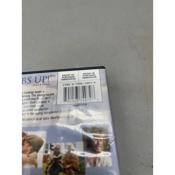 The Notebook DVD 2004 Wide Screen New Line Cinema PG-13 124 Minutes READ - Picture 4 of 7
